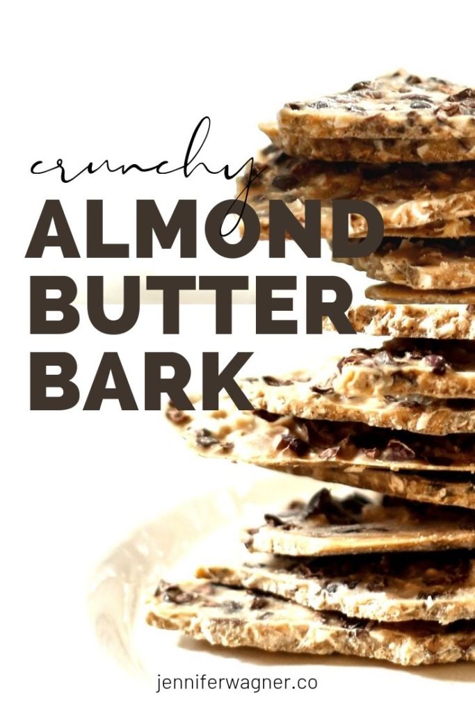 almond butter bark sweet snack