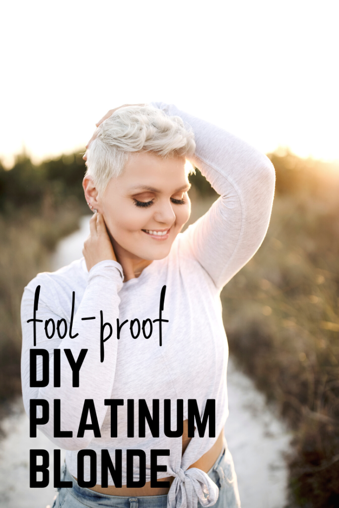 DIY Platinum Blonde Hair Tutorial